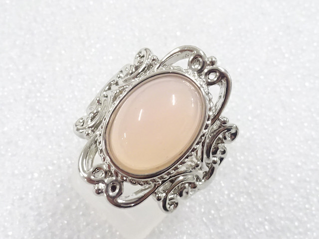JAPANESE KIMONO / ANTIQUE COLORED STONE RING (SIZE 15.5)